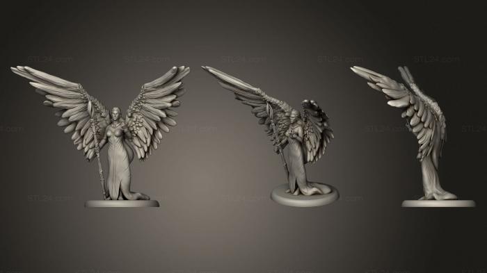3d модели ангелы (Ангел 01, AN_0241) 3D модель для ЧПУ станка